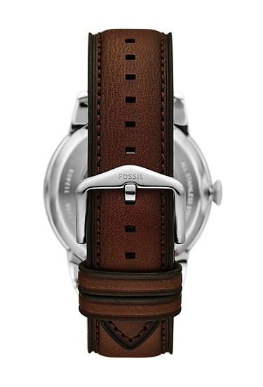 Townsman 44mm Automatic Brown Leather Watch - Image 3