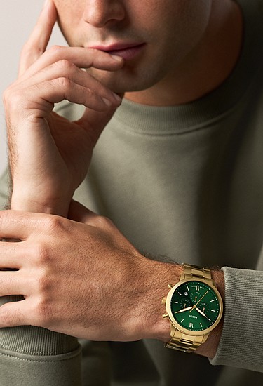 Neutra 44mm Chronograph Gold-Tone Stainless Steel Watch - Image 2