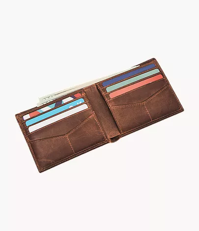 Derrick Leather RFID Passcase Wallet - Image 4