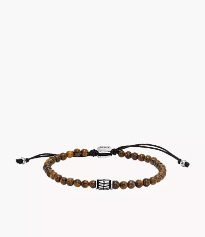 Everett Tiger-s Eye Beaded Bracelet