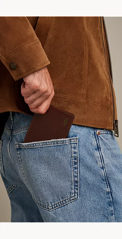 Ryan Leather RFID Flip ID Bifold Wallet - Image 2