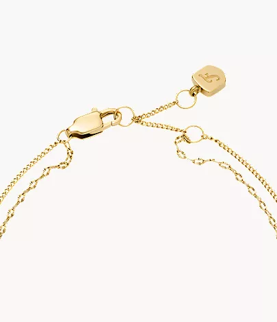 Sutton Horseshoe Gold-Tone Stainless Steel Multi Strand Bracelet - Image 4