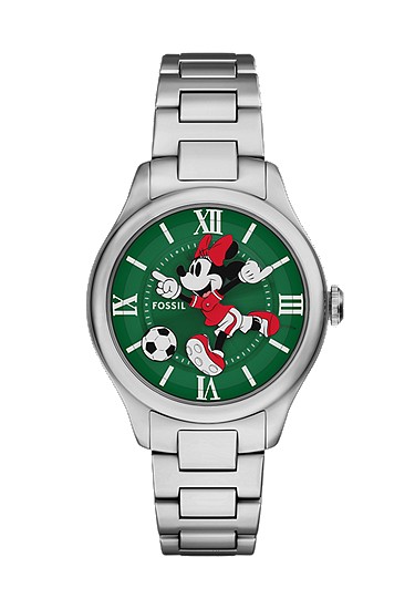 Disney x Fossil Limited-Edition Minnie Mouse 38mm Soccer Watch