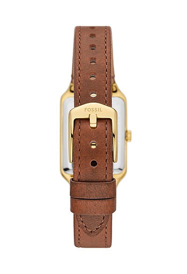 Raquel 23mm Three-Hand Date Medium Brown Leather Watch - Image 3