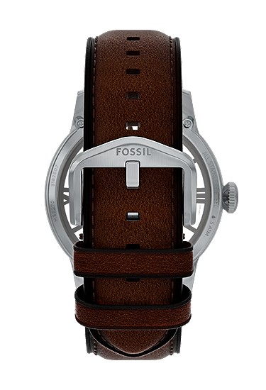Townsman 44mm Automatic Brown Leather Watch - Image 3