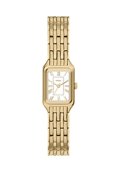 Raquel Mini 18mm Three-Hand Gold-Tone Stainless Steel Watch