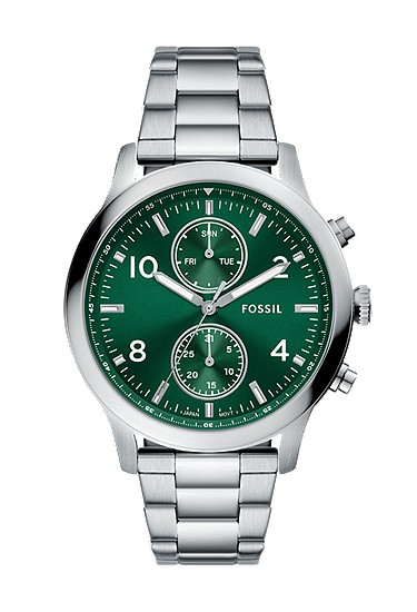 Bennett 45mm Multifunction Stainless Steel Watch