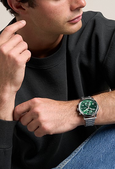 Bennett 45mm Multifunction Stainless Steel Watch - Image 2